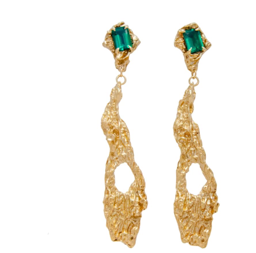 Loveness Lee Ceciliae Emerald Earrings