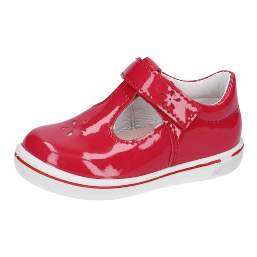 Ricosta : Winona Girls T-bars Shoes - Cherry Red