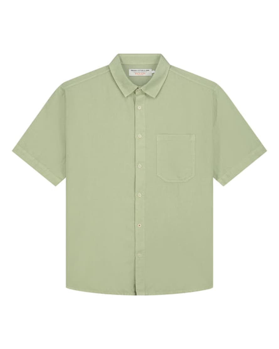 Kuyichi Nolan Sage Green Shirt