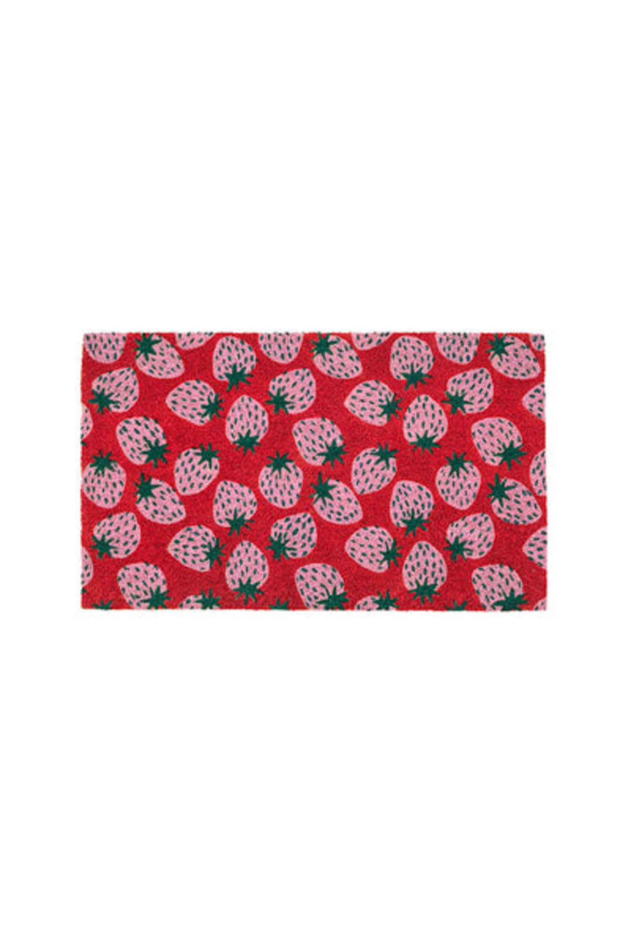 Bombay Duck Strawberry Field Doormat