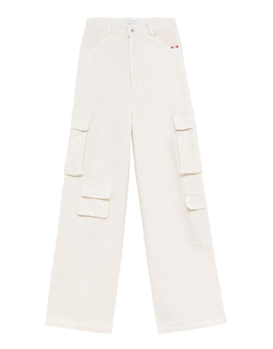 Amish Jeans For Woman Amd065p3200111 White
