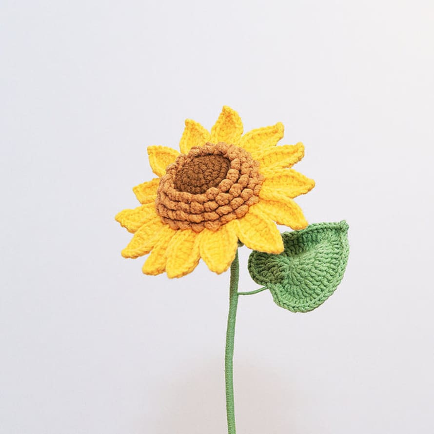 Papyrus Handmade Crochet Flower - Sunflower