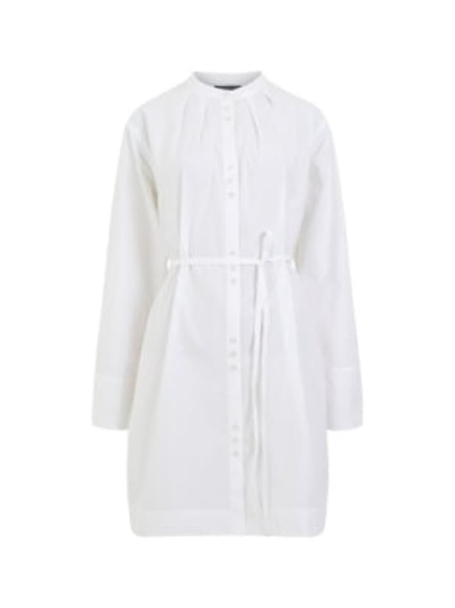 French Connection Alissa Shirt Dress-linen White-71rzj