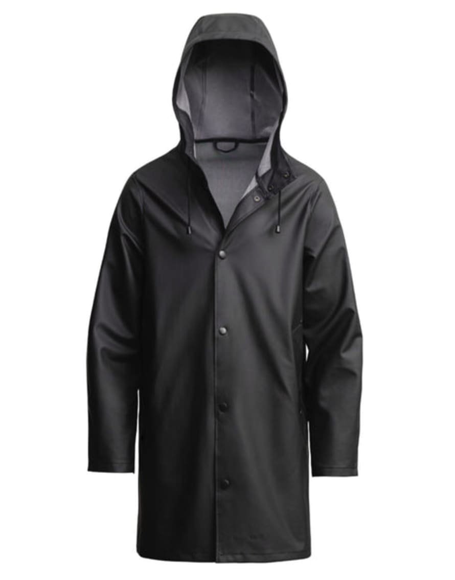 Stutterheim Raincoat For Man 3216 Black