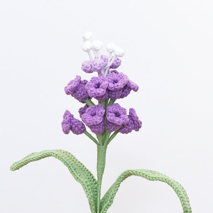 Papyrus Handmade Crochet Flower - Purple Grape Hyacinth