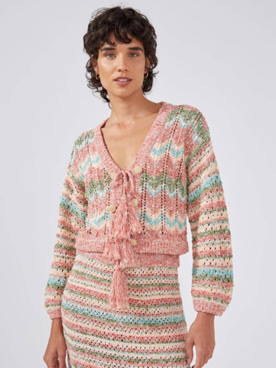 Hayley Menzies Andes Boucle Cardigan