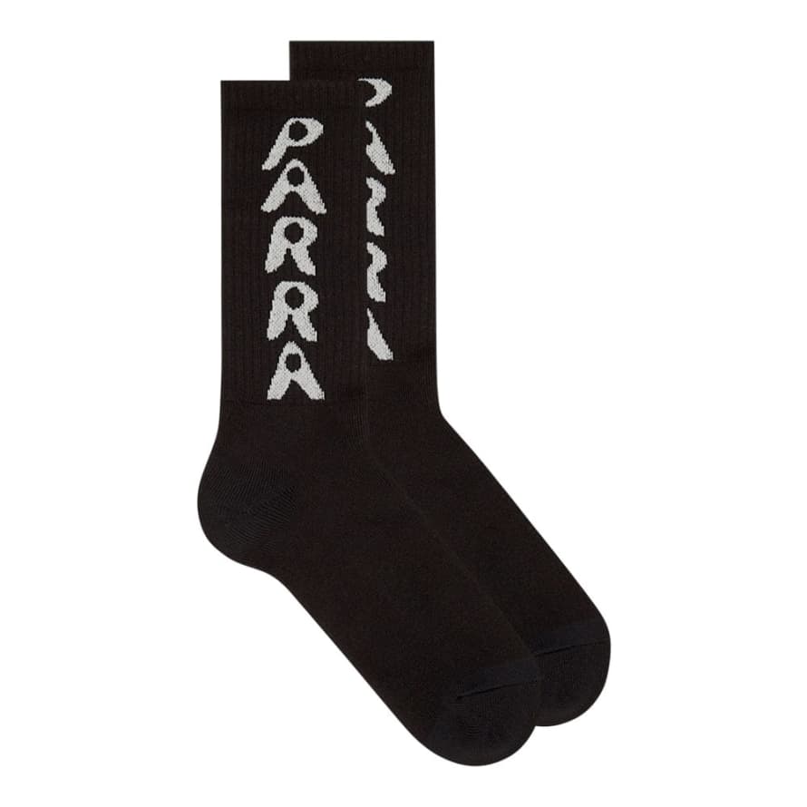By Parra Hole Logo Socks - Black