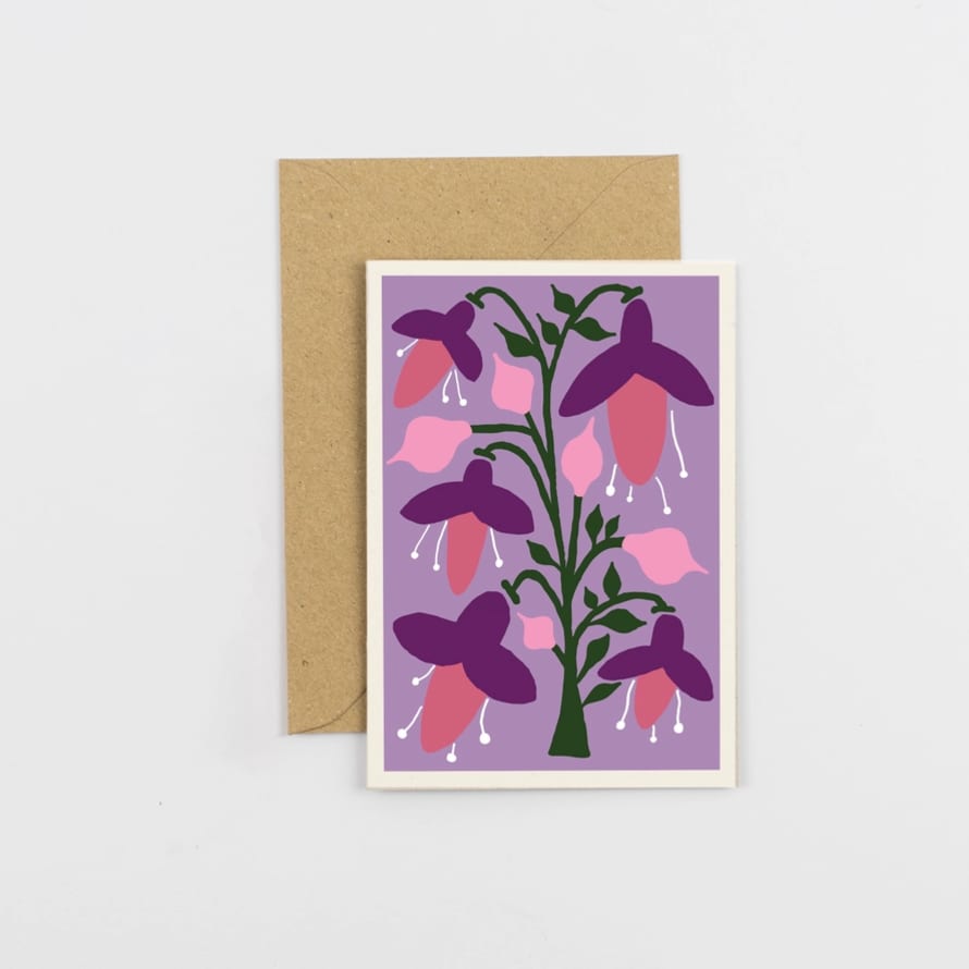 Studio Wald Fuchsia Greeting Card