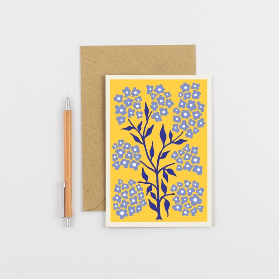 Studio Wald Forget Me Not Greeting Card