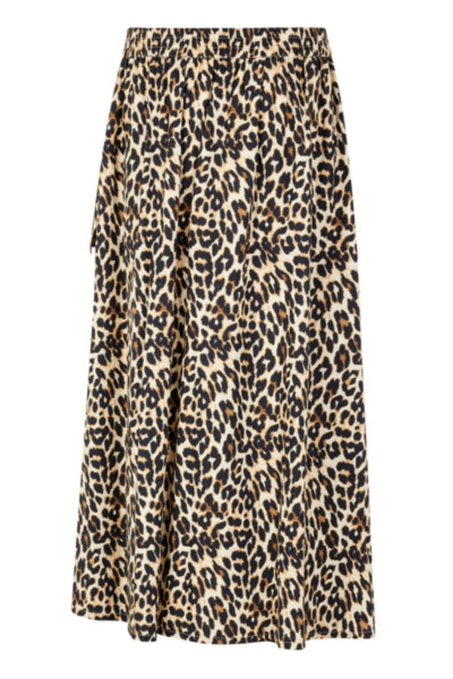 Lollys Laundry Akanelll Maxi Leopard Print Skirt - Leo