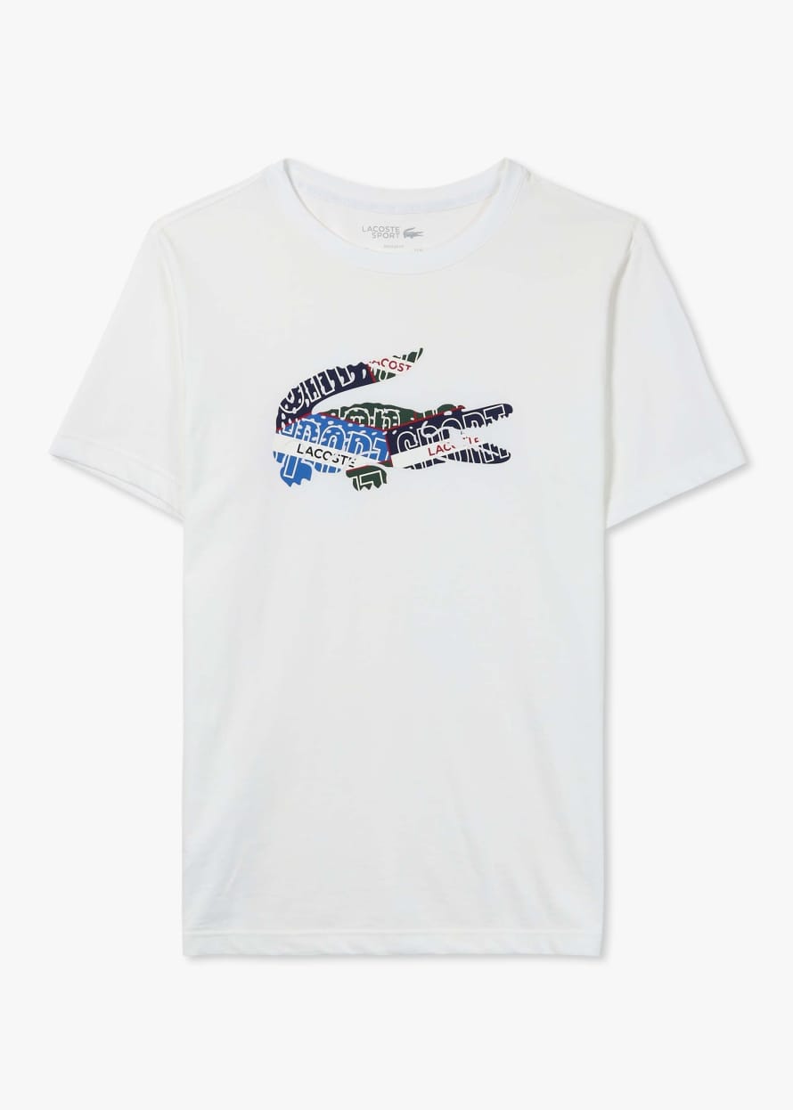 Lacoste Mens Core Performance T-shirt In White