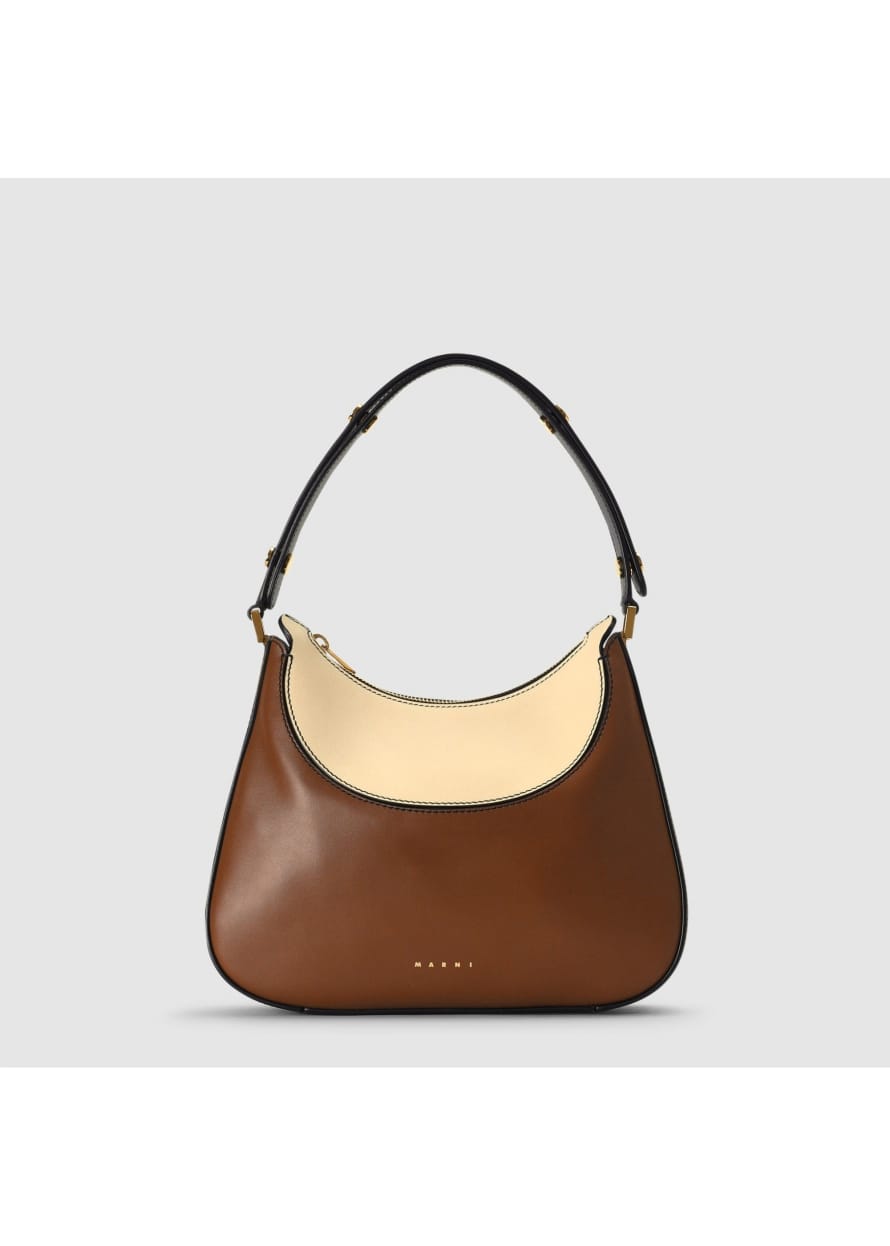 Marni Women's Hobo Brown Shoulder Bag