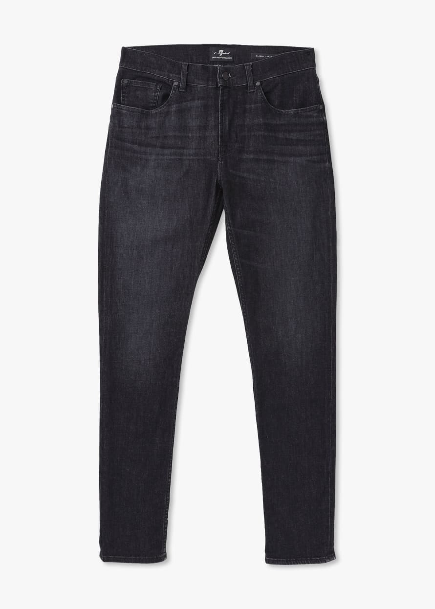 7 For All Mankind  Mens Luxe Performance Slim Jeans In Black