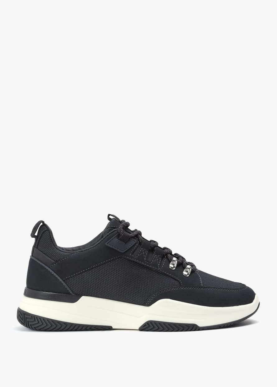 Mallet Mens Elmore Trainers In Navy Reflect