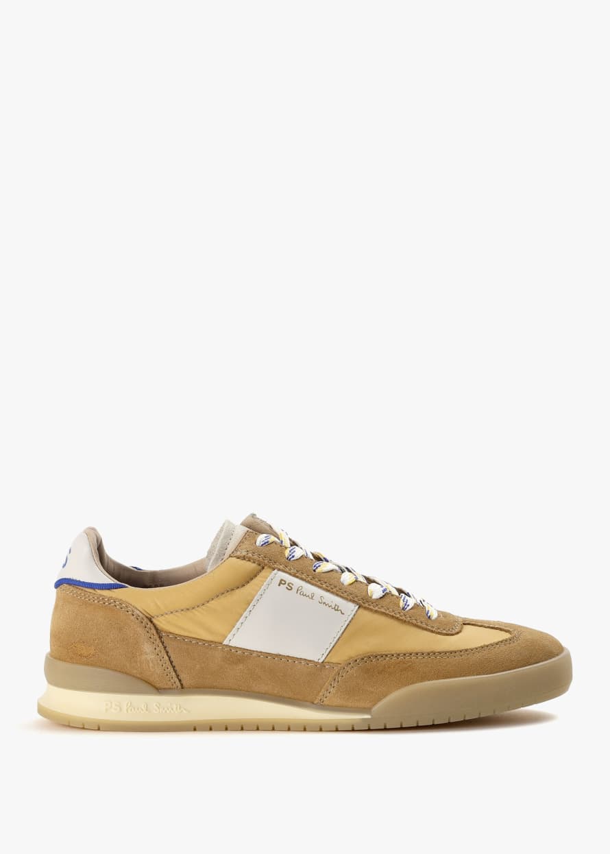 Paul Smith Mens Dover Beige Trainers In Yellow