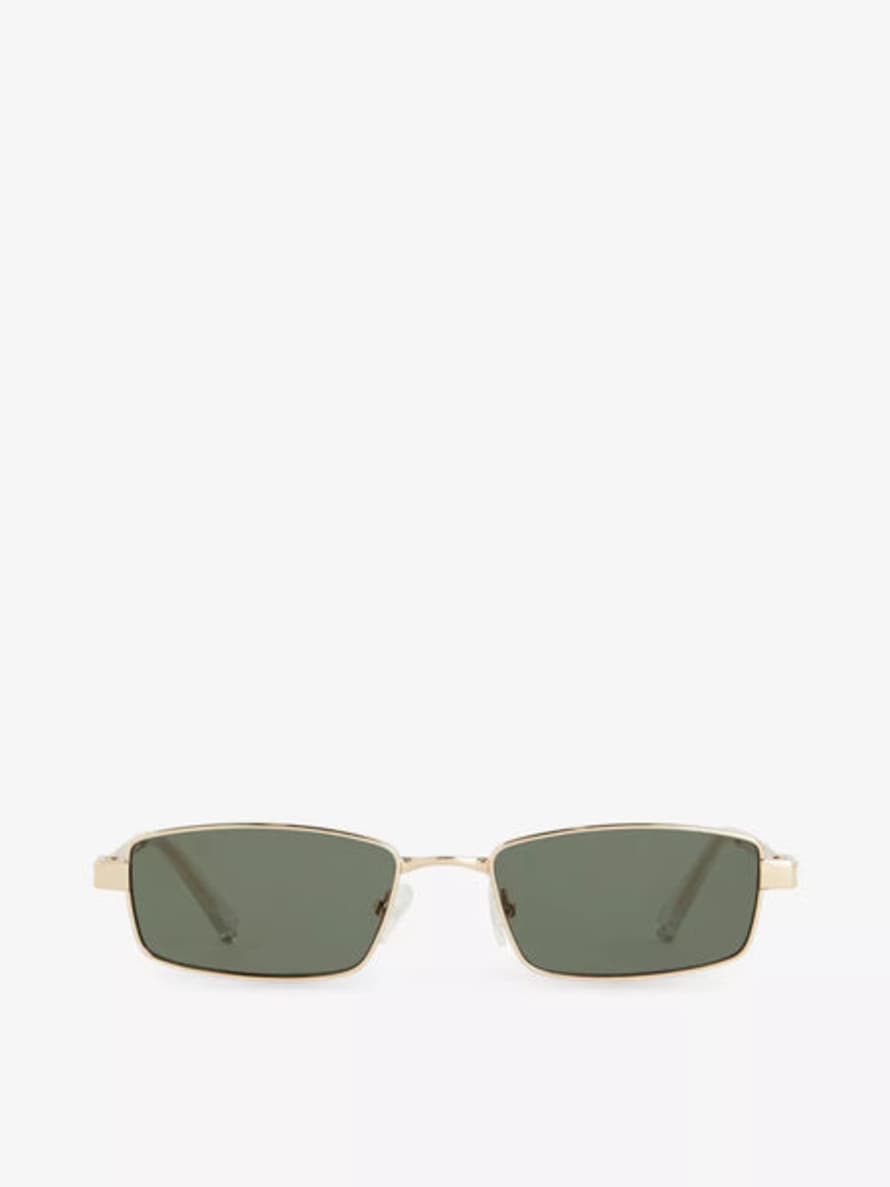 Le Specs Bizarro Sunglasses - Bright Gold Clear