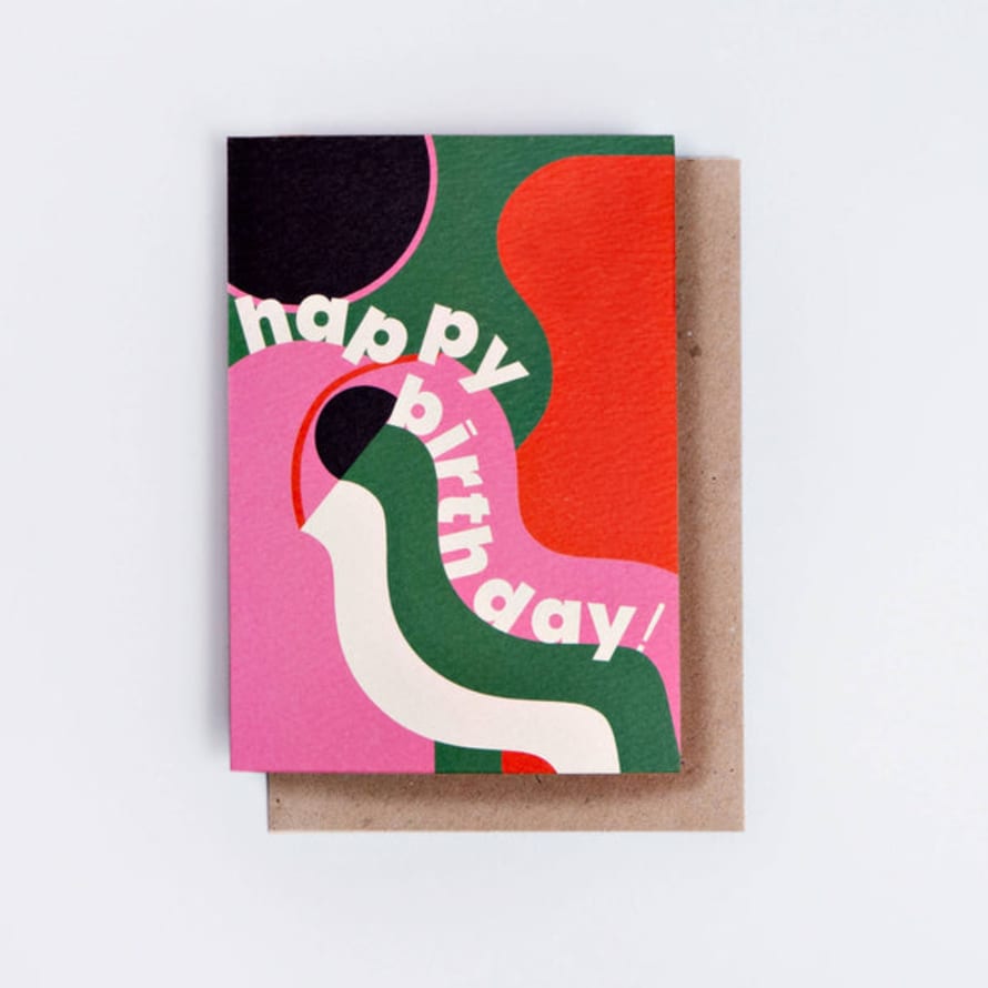 The Completist Laurel Birthday Card