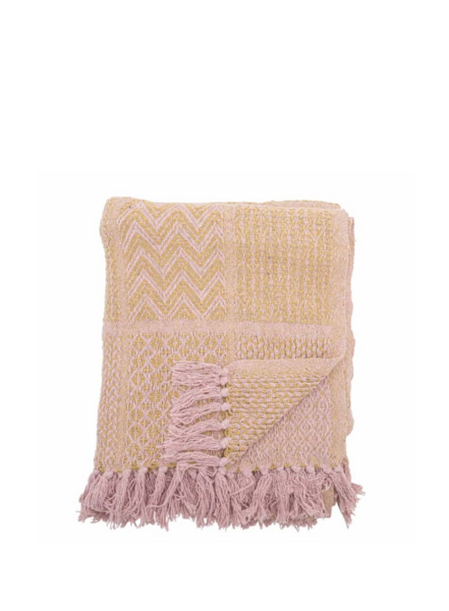 Bloomingville Rose Rodion Recycled Throw From