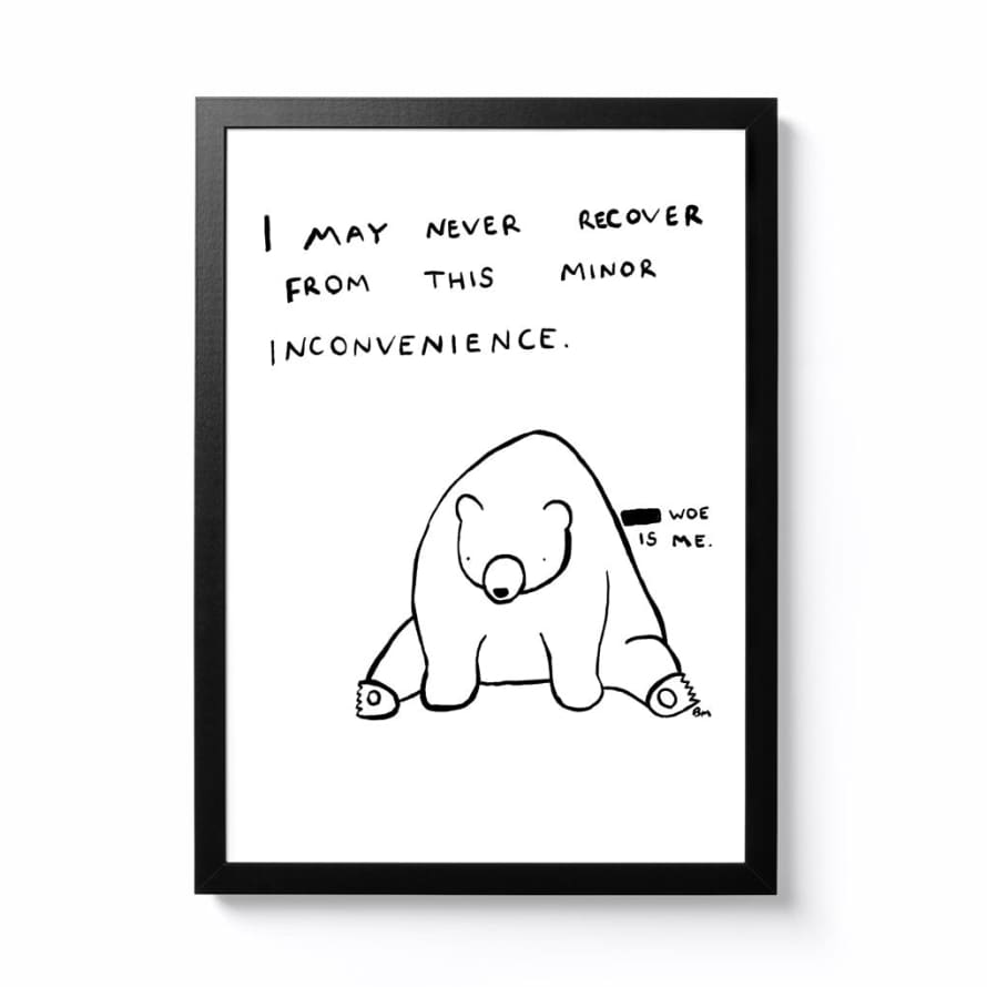 Billy Murphy Minor Inconvenience A3 Framed Print
