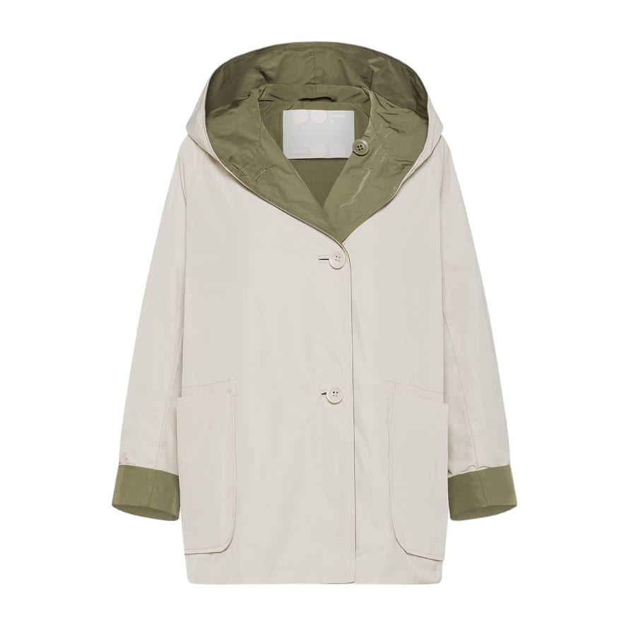 OOF WEAR Giacca Reversible Donna Cream/Army Green