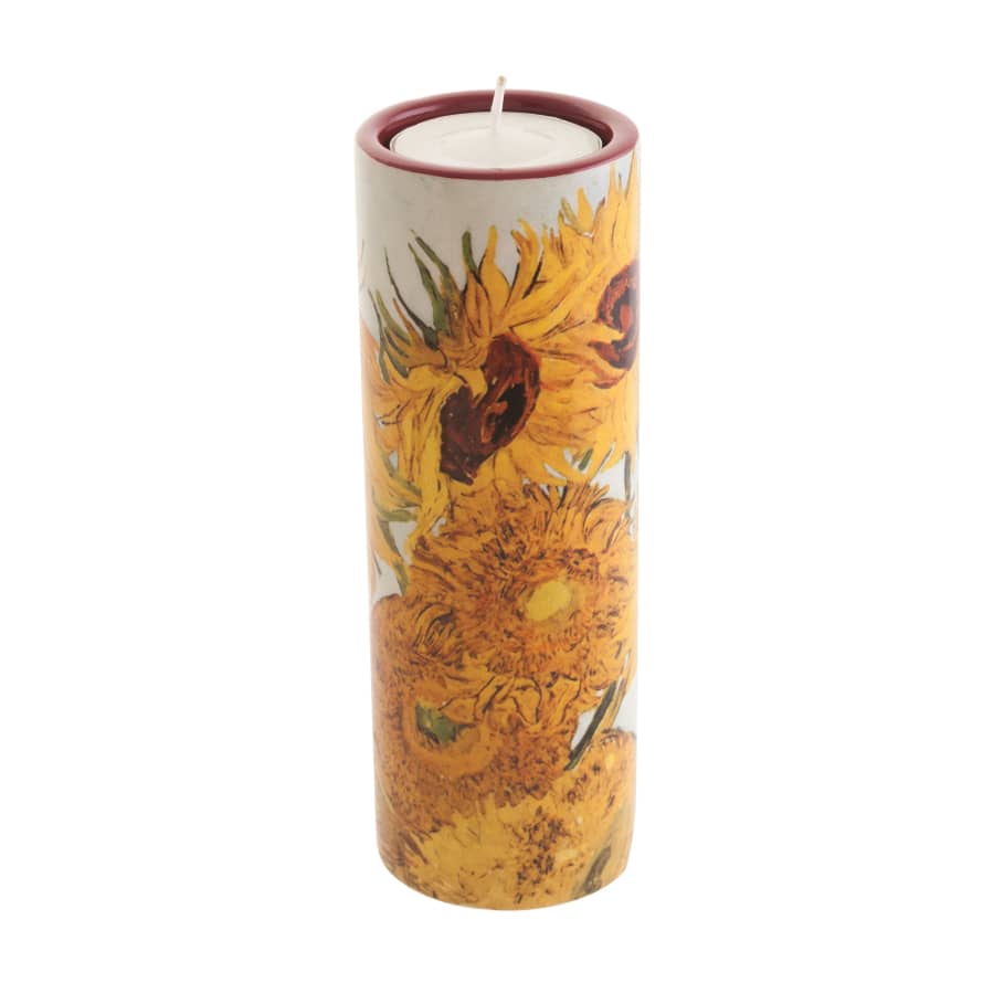 John Beswick Van Gogh - Sunflowers Tealight Holder	