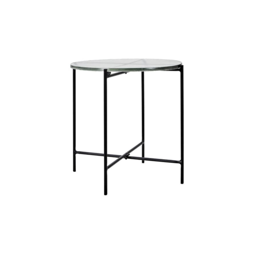 House Doctor Glass Top Side Table