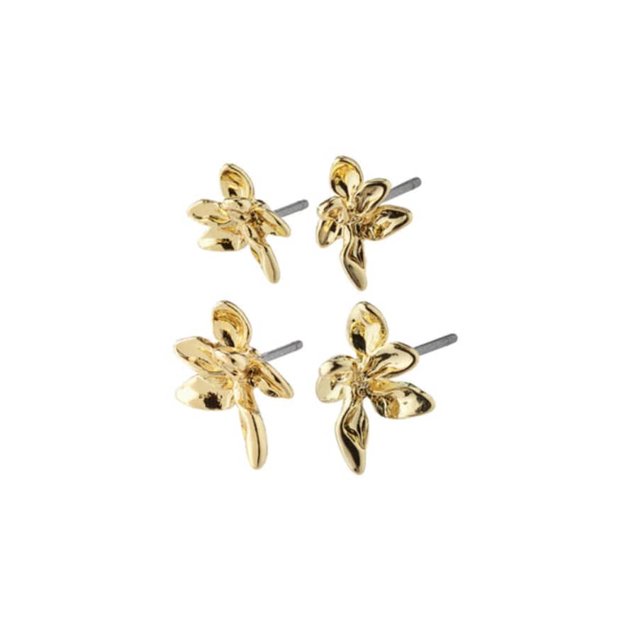 Pilgrim - Riko Gold Plated 2-in-1 Earring Set