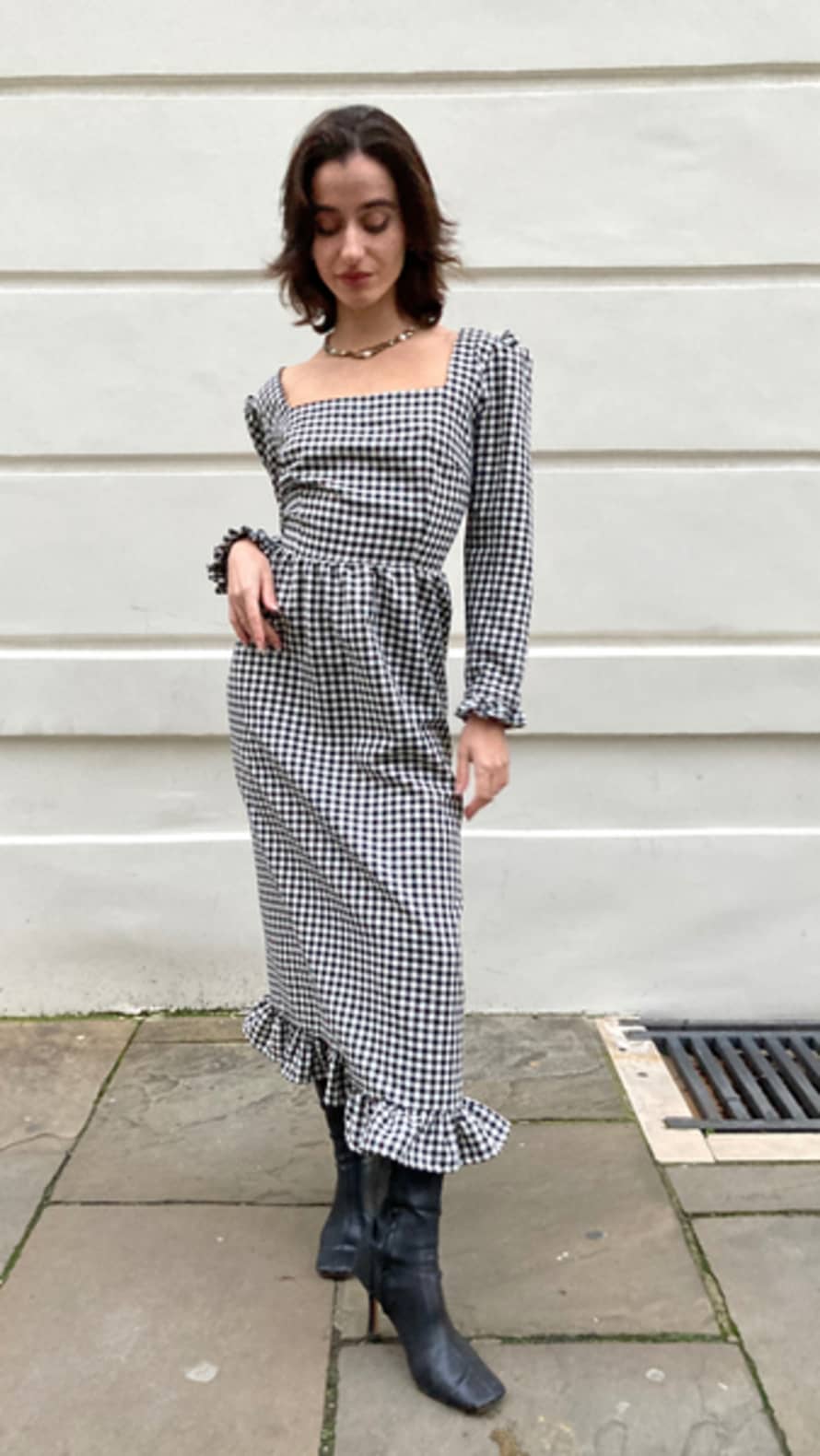 Percy Langley Felicity Mini Gingham Dress By The Well Worn
