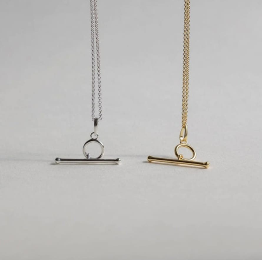 Spoiled Life Lines And Current ‘alberta’ Bar Necklace - Sterling Silver