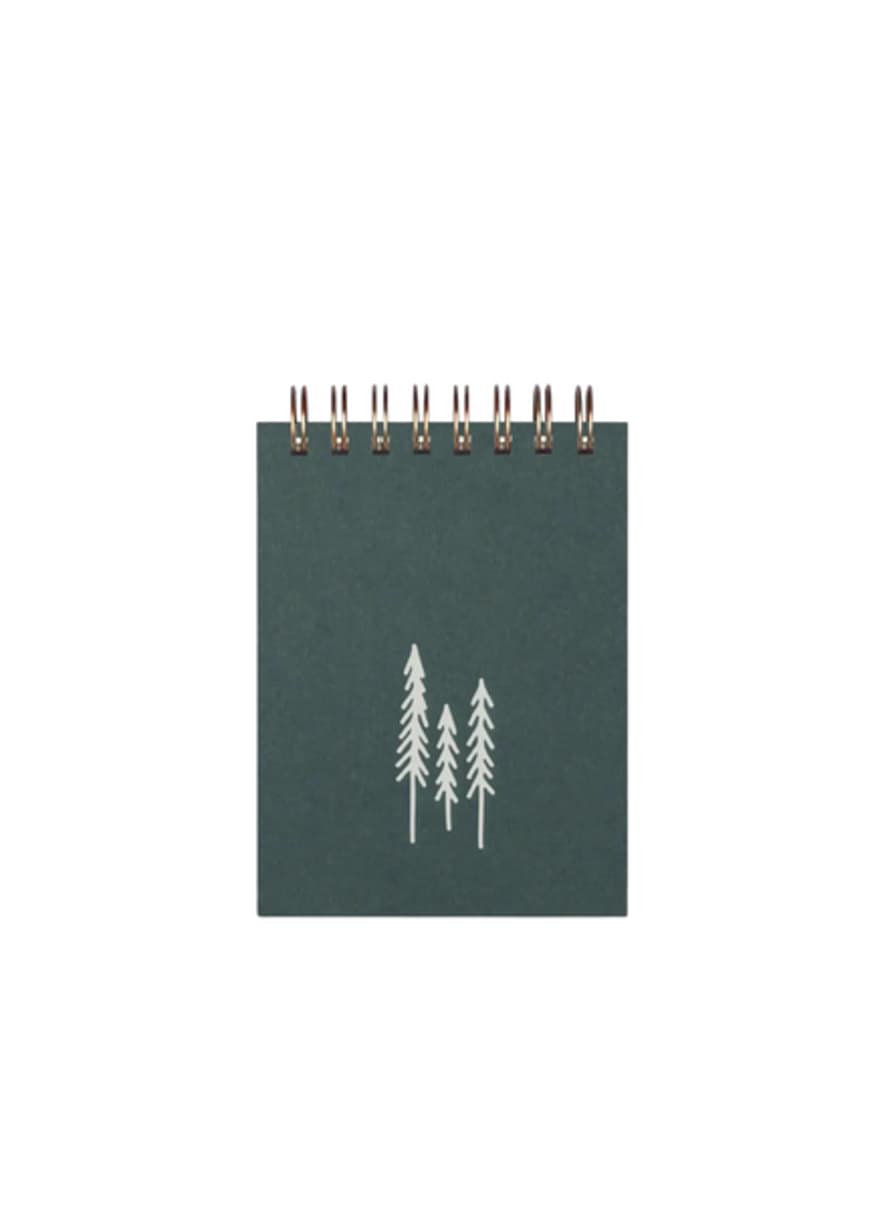 Ruff House Evergreen Trees Mini Jotter Notebook