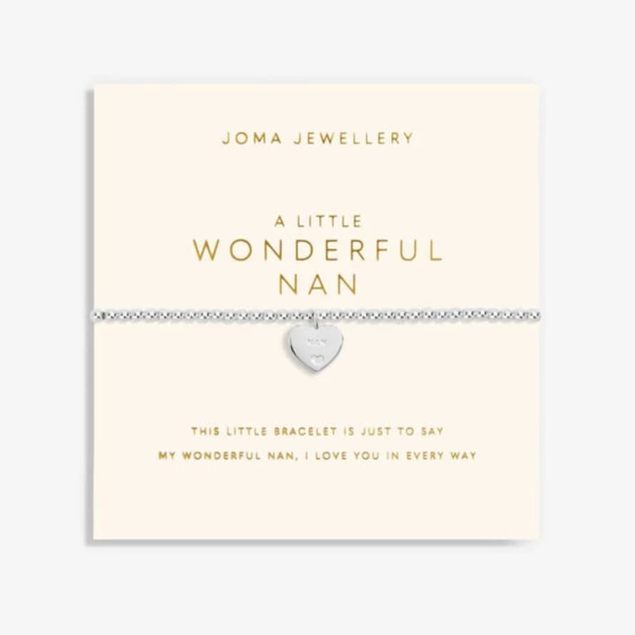 Joma Jewellery Grandparent A Little 'wonderful Nan' Bracelet
