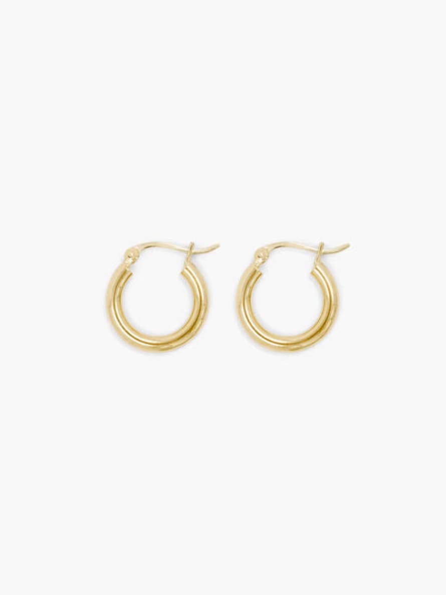 Ragbag Classic Gold Small Hoops - No.12100