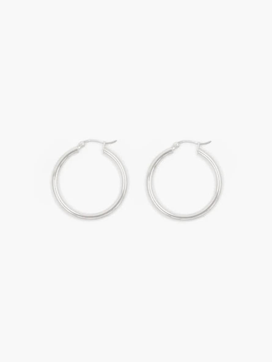 Ragbag Classic Silver Hoops - No.12101