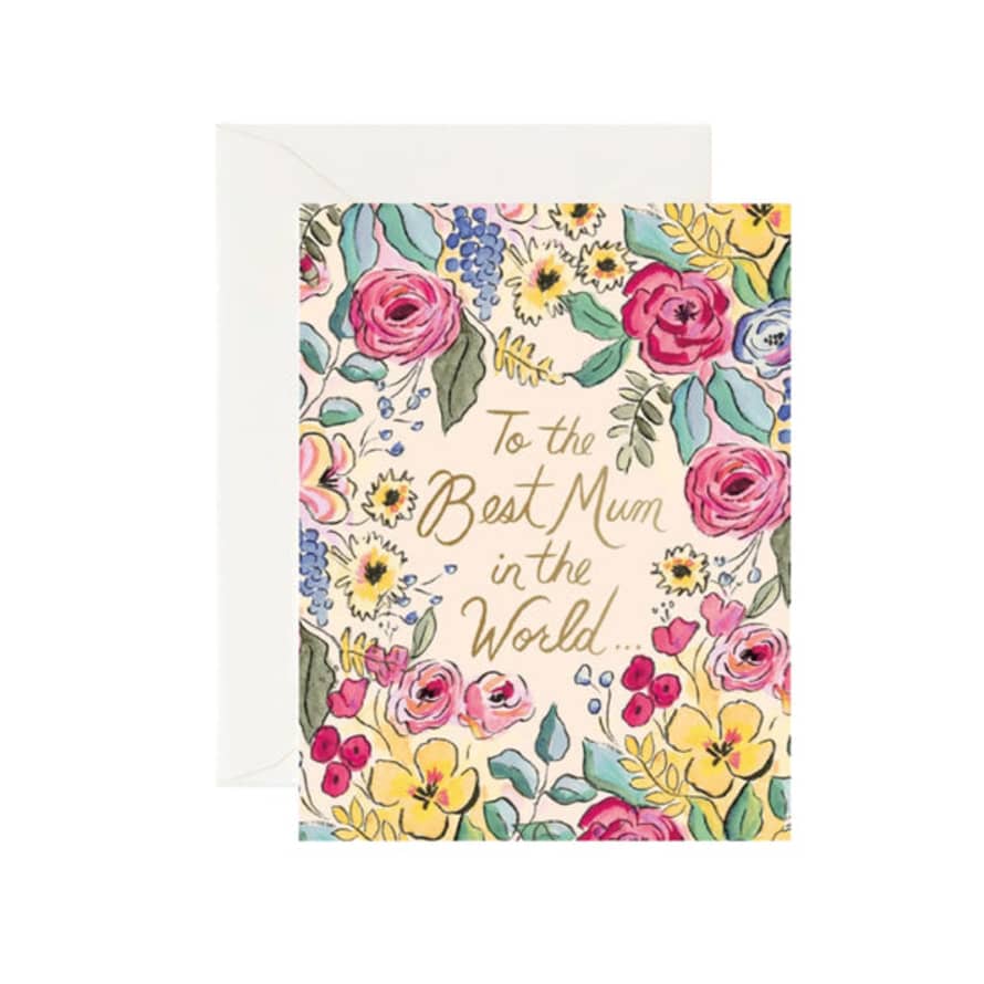 Rifle Paper Co. Mothers Day Card Best Mum In The World