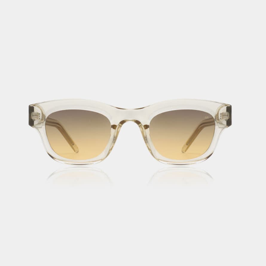 A.Kjaerbede  Ecru Transparent Lane Sunglasses