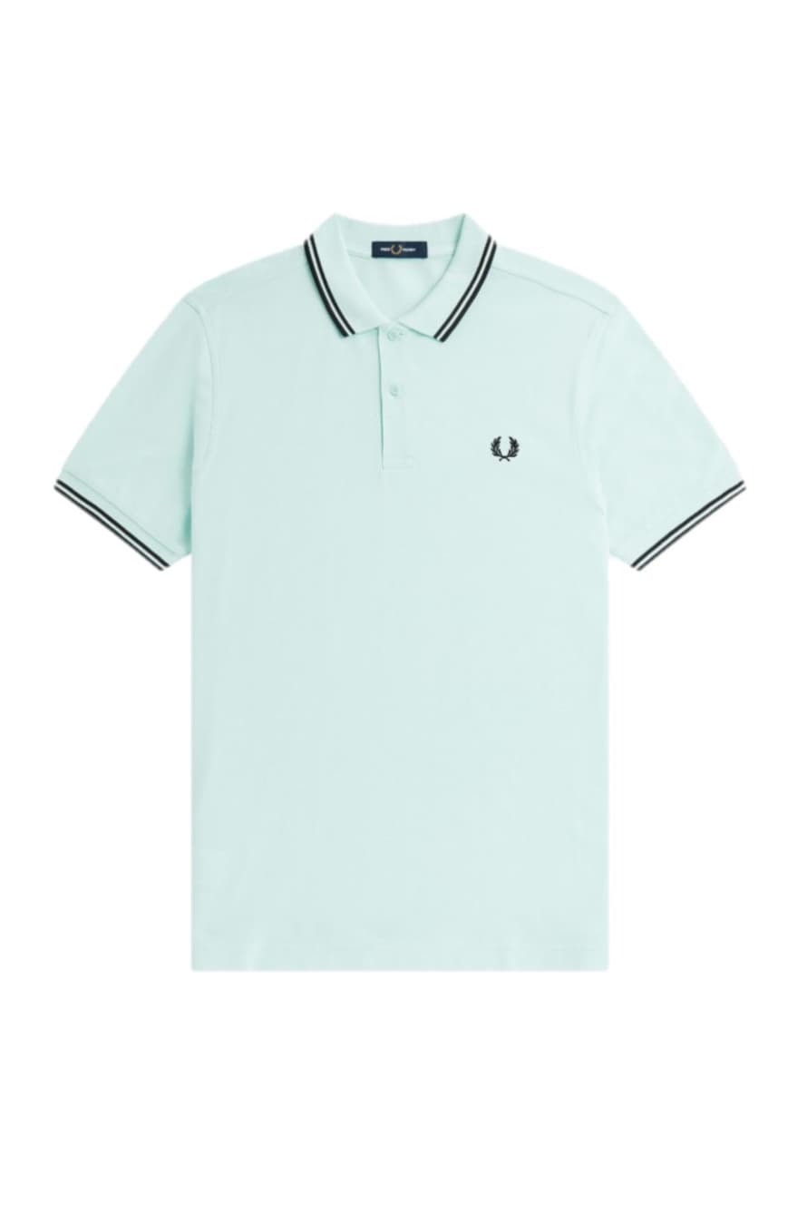 Fred Perry Slim Fit Twin Tipped Polo Brighton Black