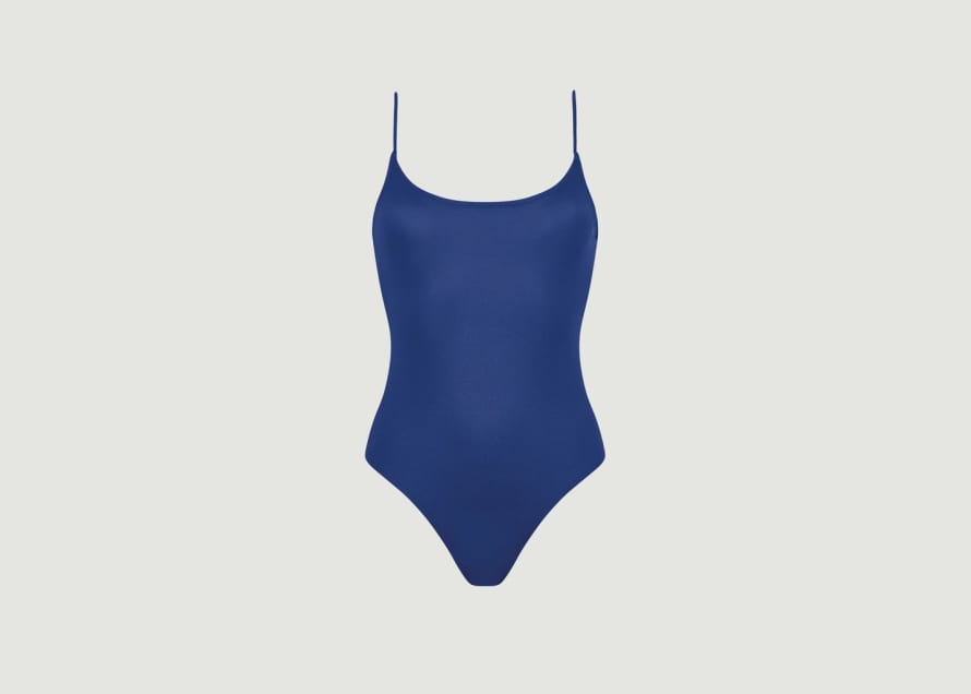 Posidonie One Piece N°1.1 - Mediterranean Blue Satin