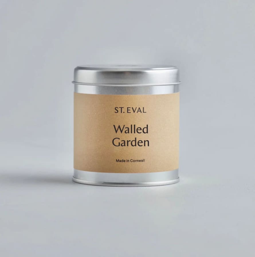 St Eval Candle Company Walled Garden Candle Tin