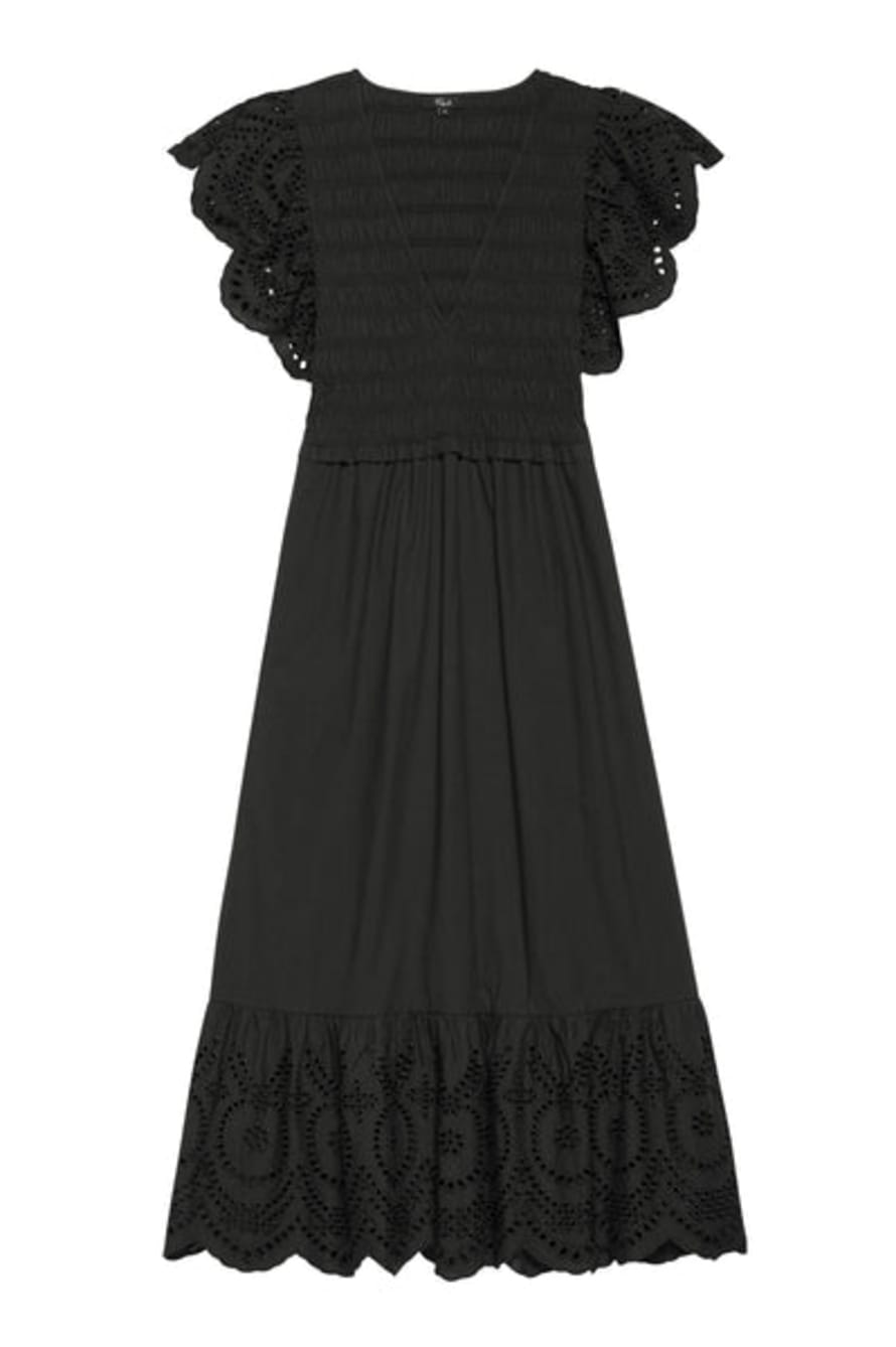 Rails Clementine Eyelet Dress - Black