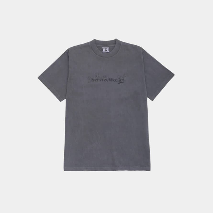 Service Works Chase T-shirt - Charcoal