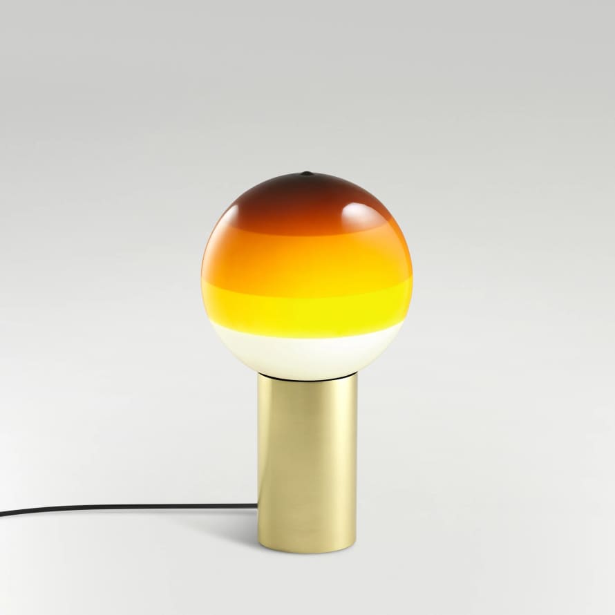 Marset Dipping Light / Amber-Brushed Brass