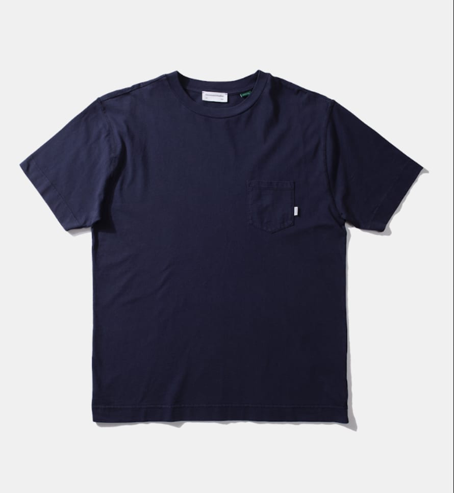 Edmmond Studio Navy Pocket Core T-Shirt