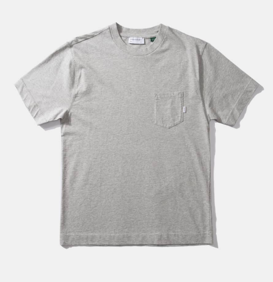 Edmmond Studio Grey Pocket Core T-Shirt