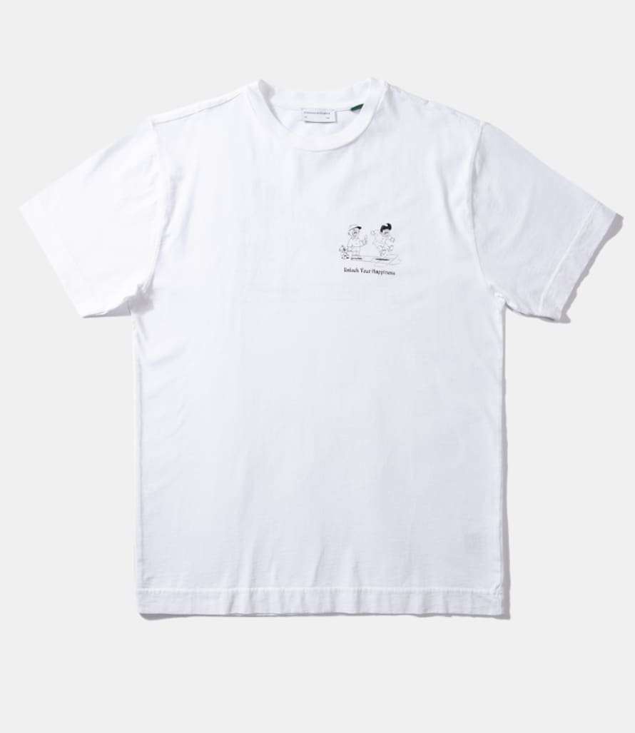 Edmmond Studio White Unlock Your Happiness T-Shirt