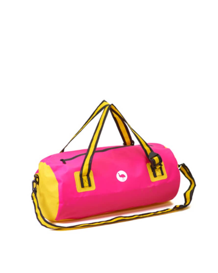 Go Emu Pink & Yellow Dry Duffel Bag