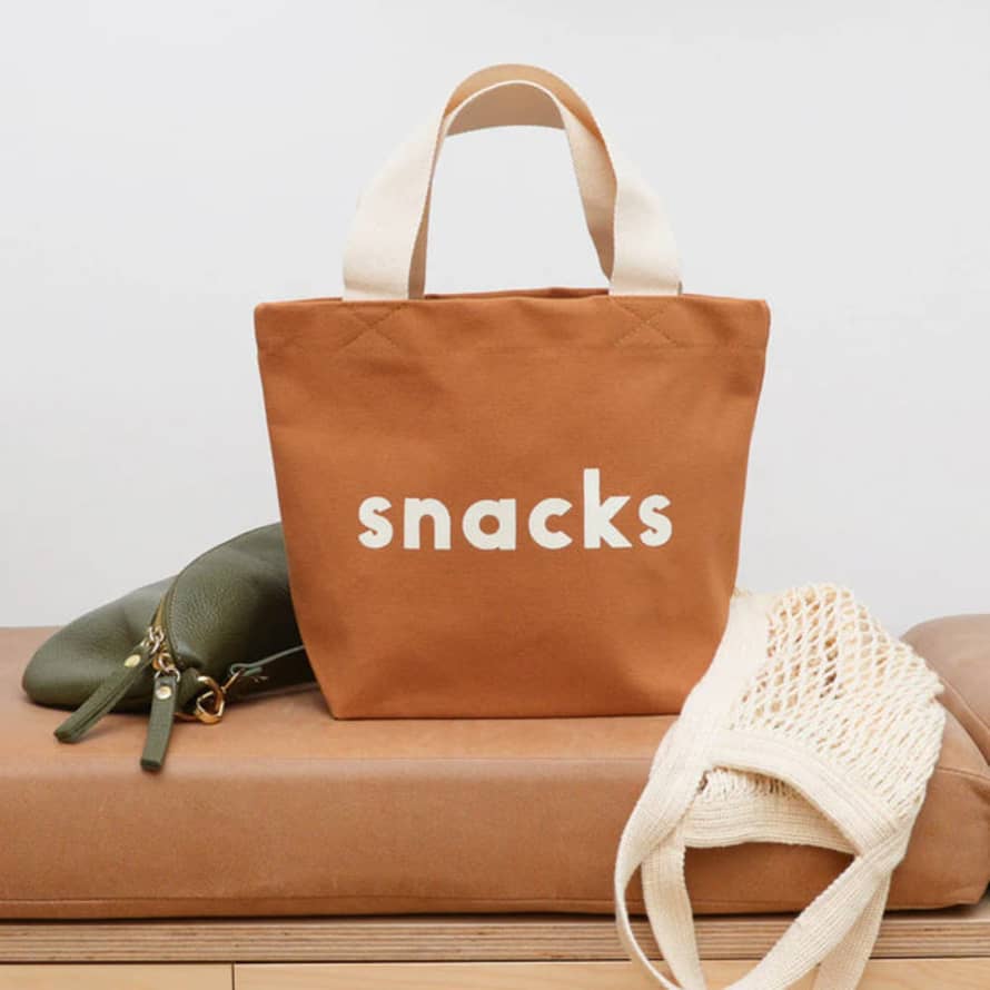Alphabet Bags : Little - Snacks Bag - Tan