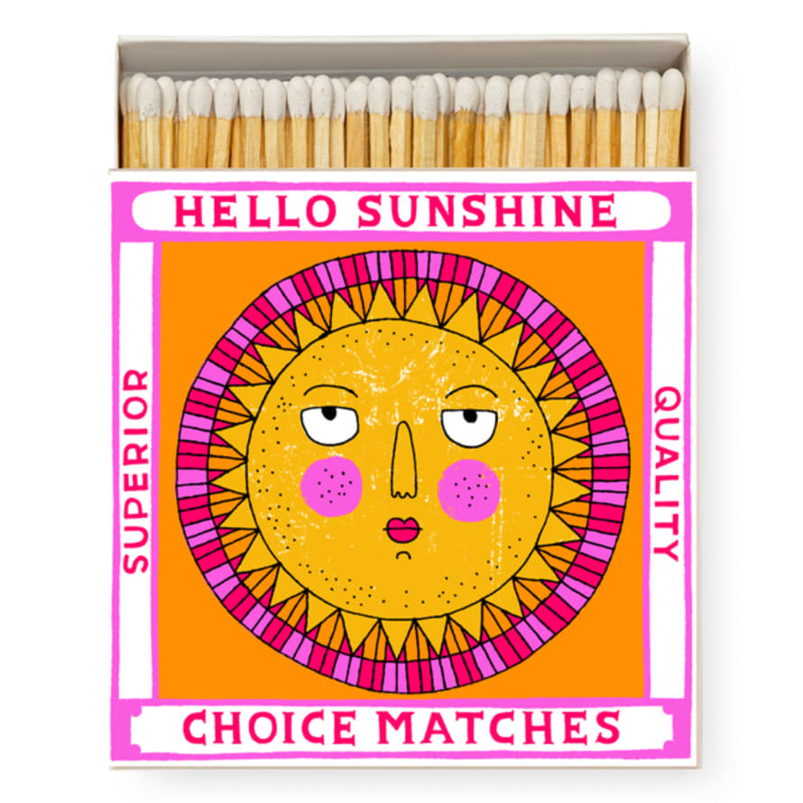 Archivist Hallo Sunshine Square Matchbox