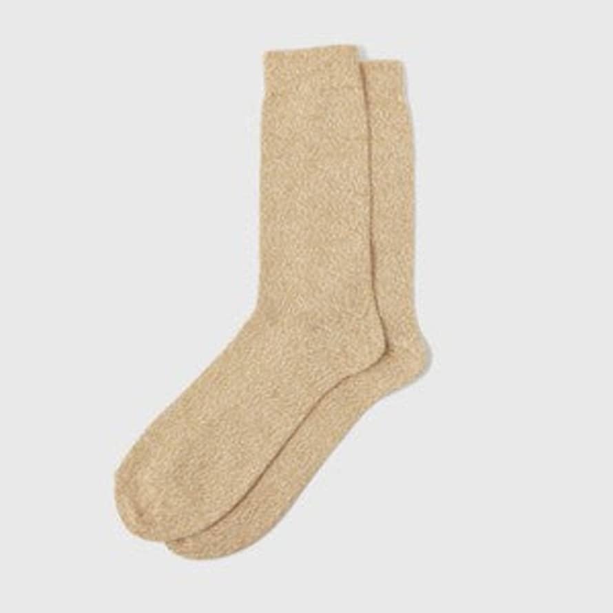 Rove Knitwear Organic Cotton Socks - Yellow Marl Size 4-7