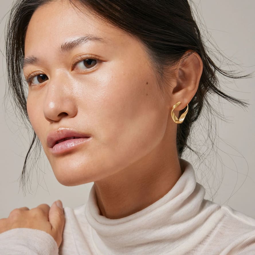 Enamel Copenhagen Dalia Earrings-gold