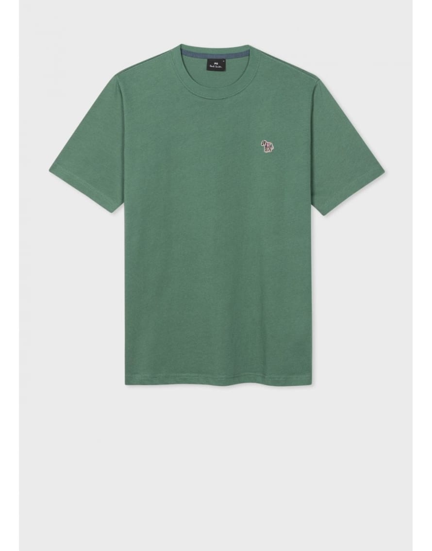 Paul Smith Paul Smith Zebra Regular Fit T-shirt Col: 33c Emerald Green, Size: L